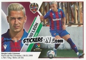 Sticker 07 Sergio León (Levante UD) - Liga Spagnola 2019-2020 - Colecciones ESTE