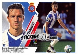 Sticker 10 Bernardo (RCD Espanyol) - Liga Spagnola 2019-2020 n. 690 - Colecciones ESTE