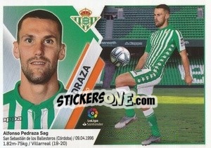 Figurina 12 Pedraza (Real Betis) - Liga Spagnola 2019-2020 - Colecciones ESTE