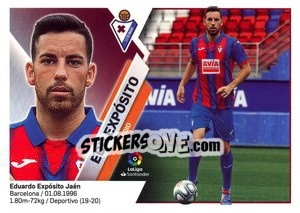 Sticker 13 Edu Expósito (SD Eibar) - Liga Spagnola 2019-2020 - Colecciones ESTE