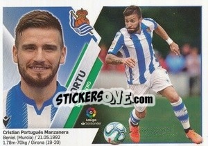 Cromo 15 Portu (Real Sociedad) - Liga Spagnola 2019-2020 n. 695 - Colecciones ESTE