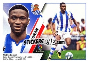 Sticker 20 Sagnan (Real Sociedad) - Liga Spagnola 2019-2020 - Colecciones ESTE