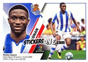 Sticker 20 Sagnan (Real Sociedad) - Liga Spagnola 2019-2020 n. 700 - Colecciones ESTE