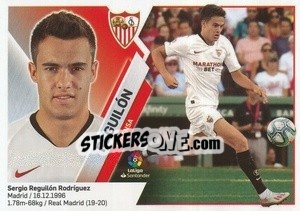 Sticker 23 Reguilón (Sevilla FC) - Liga Spagnola 2019-2020 n. 703 - Colecciones ESTE