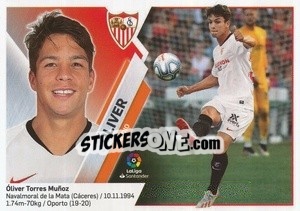 Sticker 26 Oliver (Sevilla FC) - Liga Spagnola 2019-2020 - Colecciones ESTE