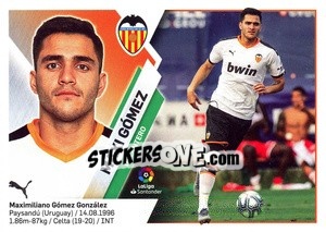Cromo 28 Maxi Gómez (Valencia CF) - Liga Spagnola 2019-2020 - Colecciones ESTE