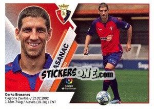 Sticker 31 Brasanac (C. At. Osasuna) - Liga Spagnola 2019-2020 n. 711 - Colecciones ESTE