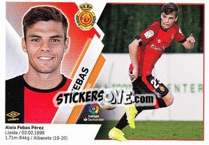 Sticker 33 Febas (RCD Mallorca) - Liga Spagnola 2019-2020 n. 713 - Colecciones ESTE