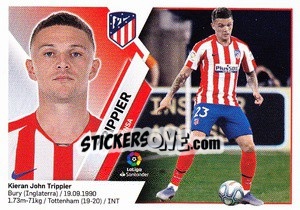 Sticker 34 Trippier (Atlético de Madrid) - Liga Spagnola 2019-2020 - Colecciones ESTE