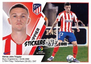 Sticker 34 Trippier (Atlético de Madrid) - Liga Spagnola 2019-2020 n. 714 - Colecciones ESTE