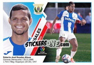 Cromo 35 Rosales (CD Leganés) - Liga Spagnola 2019-2020 n. 715 - Colecciones ESTE
