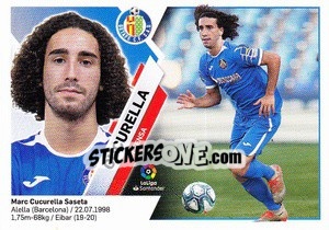 Sticker 37 Cucurella (Getafe CF) - Liga Spagnola 2019-2020 n. 717 - Colecciones ESTE