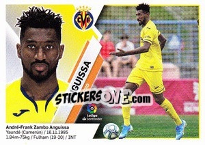 Sticker 39 Anguissa (Villarreal CF) - Liga Spagnola 2019-2020 n. 719 - Colecciones ESTE