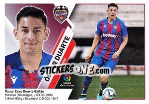 Cromo 40 óscar Duarte (Levante UD) - Liga Spagnola 2019-2020 - Colecciones ESTE