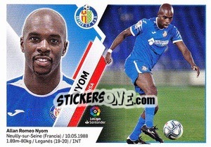 Sticker 42 Nyom (Getafe CF) - Liga Spagnola 2019-2020 - Colecciones ESTE