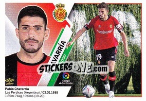 Sticker 47 Chavarría (RCD Mallorca) - Liga Spagnola 2019-2020 n. 727 - Colecciones ESTE