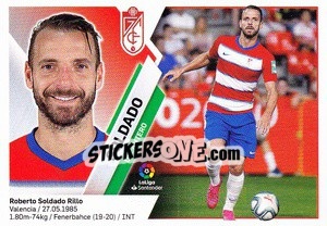 Sticker 49 Soldado (Granada CF) - Liga Spagnola 2019-2020 n. 729 - Colecciones ESTE