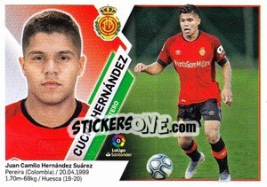 Sticker 52 Cucho Hernández (RCD Mallorca) - Liga Spagnola 2019-2020 n. 732 - Colecciones ESTE