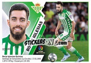 Figurina 53 Borja Iglesias (Real Betis) - Liga Spagnola 2019-2020 - Colecciones ESTE