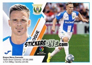 Cromo 57 Roque (CD Leganés) - Liga Spagnola 2019-2020 n. 737 - Colecciones ESTE