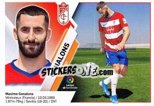 Figurina 60 Gonalons (Granada CF) - Liga Spagnola 2019-2020 - Colecciones ESTE