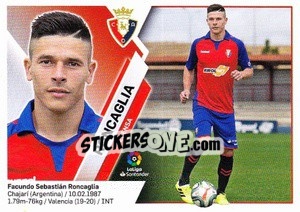 Sticker 61 Roncaglia (C. At. Osasuna) - Liga Spagnola 2019-2020 n. 741 - Colecciones ESTE