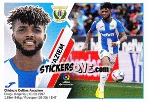 Sticker 29 Awaziem (CD Leganés) - BIS - Liga Spagnola 2019-2020 - Colecciones ESTE