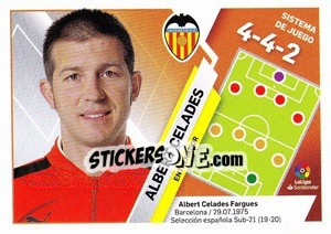 Sticker ENTRENADOR VALENCIA - Albert Celades (36BIS) - Liga Spagnola 2019-2020 - Colecciones ESTE