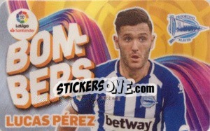 Sticker Lucas Pérez - Liga Spagnola 2019-2020 n. B1 - Colecciones ESTE