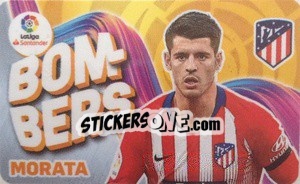 Sticker Morata - Liga Spagnola 2019-2020 n. B3 - Colecciones ESTE