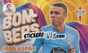 Sticker Iago Aspas - Liga Spagnola 2019-2020 n. B6 - Colecciones ESTE