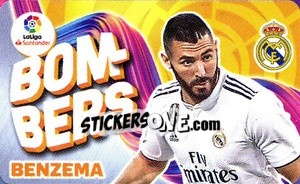 Sticker Benzema - Liga Spagnola 2019-2020 - Colecciones ESTE
