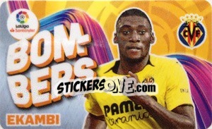 Sticker Ekambi - Liga Spagnola 2019-2020 n. B20 - Colecciones ESTE