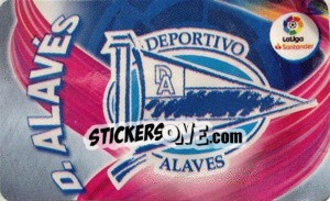 Figurina Escudo Deportivo Alavés - Liga Spagnola 2019-2020 - Colecciones ESTE