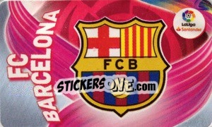 Sticker Escudo FC Barcelona - Liga Spagnola 2019-2020 n. E4 - Colecciones ESTE