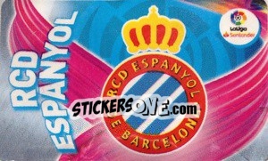 Cromo Escudo RCD Espanyol - Liga Spagnola 2019-2020 - Colecciones ESTE