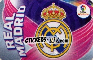 Sticker Escudo Real Madrid - Liga Spagnola 2019-2020 n. E13 - Colecciones ESTE