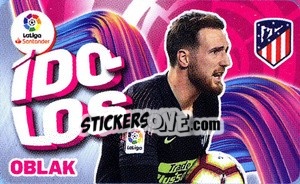 Sticker Oblak - Liga Spagnola 2019-2020 n. I3 - Colecciones ESTE