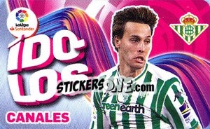 Sticker Canales - Liga Spagnola 2019-2020 n. I5 - Colecciones ESTE