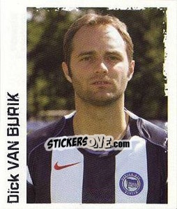 Sticker Dick van Burik - German Football Bundesliga 2004-2005 n. 14 - Panini