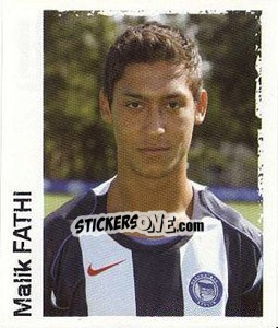 Cromo Malik Fathi - German Football Bundesliga 2004-2005 - Panini