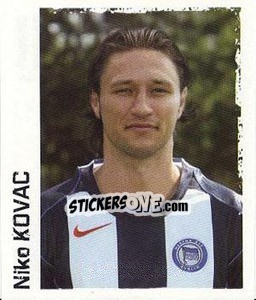 Sticker Niko Kovac - German Football Bundesliga 2004-2005 - Panini