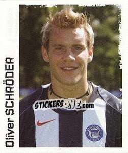 Figurina Oliver Schroder - German Football Bundesliga 2004-2005 - Panini