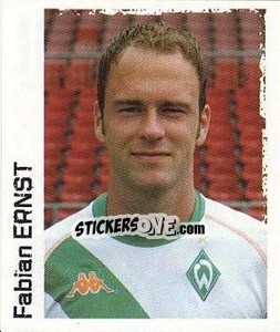 Sticker Fabian Ernst - German Football Bundesliga 2004-2005 - Panini