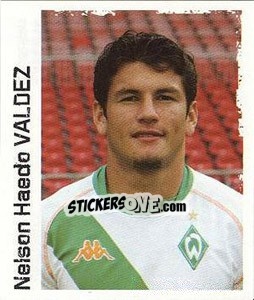 Cromo Nelson Haedo Valdez - German Football Bundesliga 2004-2005 - Panini