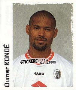 Cromo Oumar Konde - German Football Bundesliga 2004-2005 - Panini