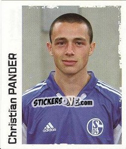 Sticker Christian Pander - German Football Bundesliga 2004-2005 - Panini