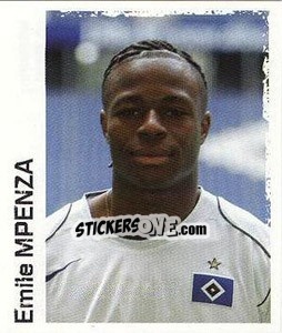 Cromo Emile Mpenza - German Football Bundesliga 2004-2005 - Panini