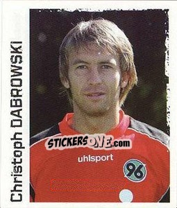 Sticker Christoph Dabrowski - German Football Bundesliga 2004-2005 - Panini