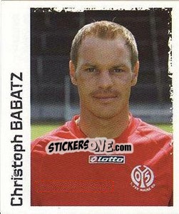 Cromo Christoph Babatz - German Football Bundesliga 2004-2005 - Panini